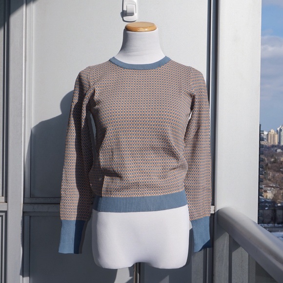 🔮 ZARA Textured Weave Sweater (S) - Picture 6 of 9